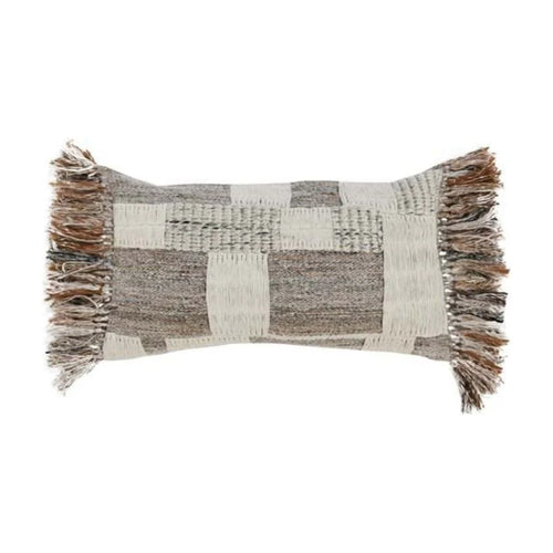 Patchwork Ivory Natural Pillow