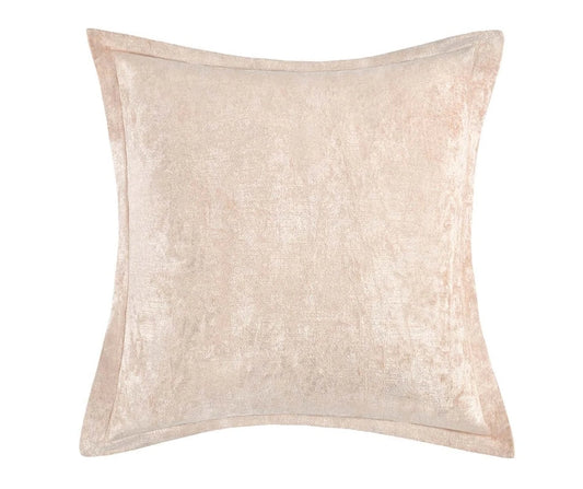 Champagne velvet pillow